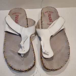 Prada Flip Flops - women's size 40